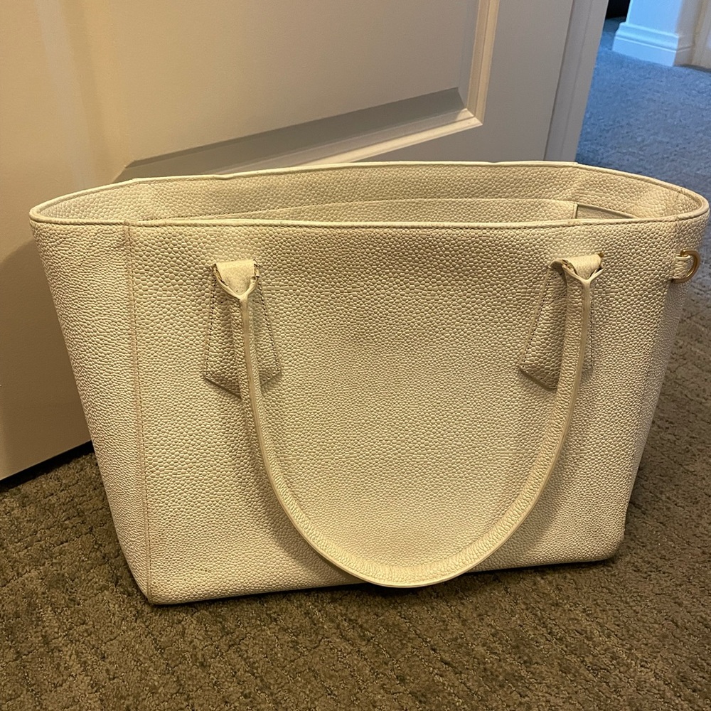Dagne Dover Classic Tote - Limited Edition White Stingray